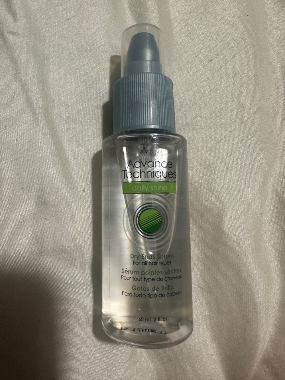 Avon Advance Techniques Daily Shine Serum - Clear with Blue Pump